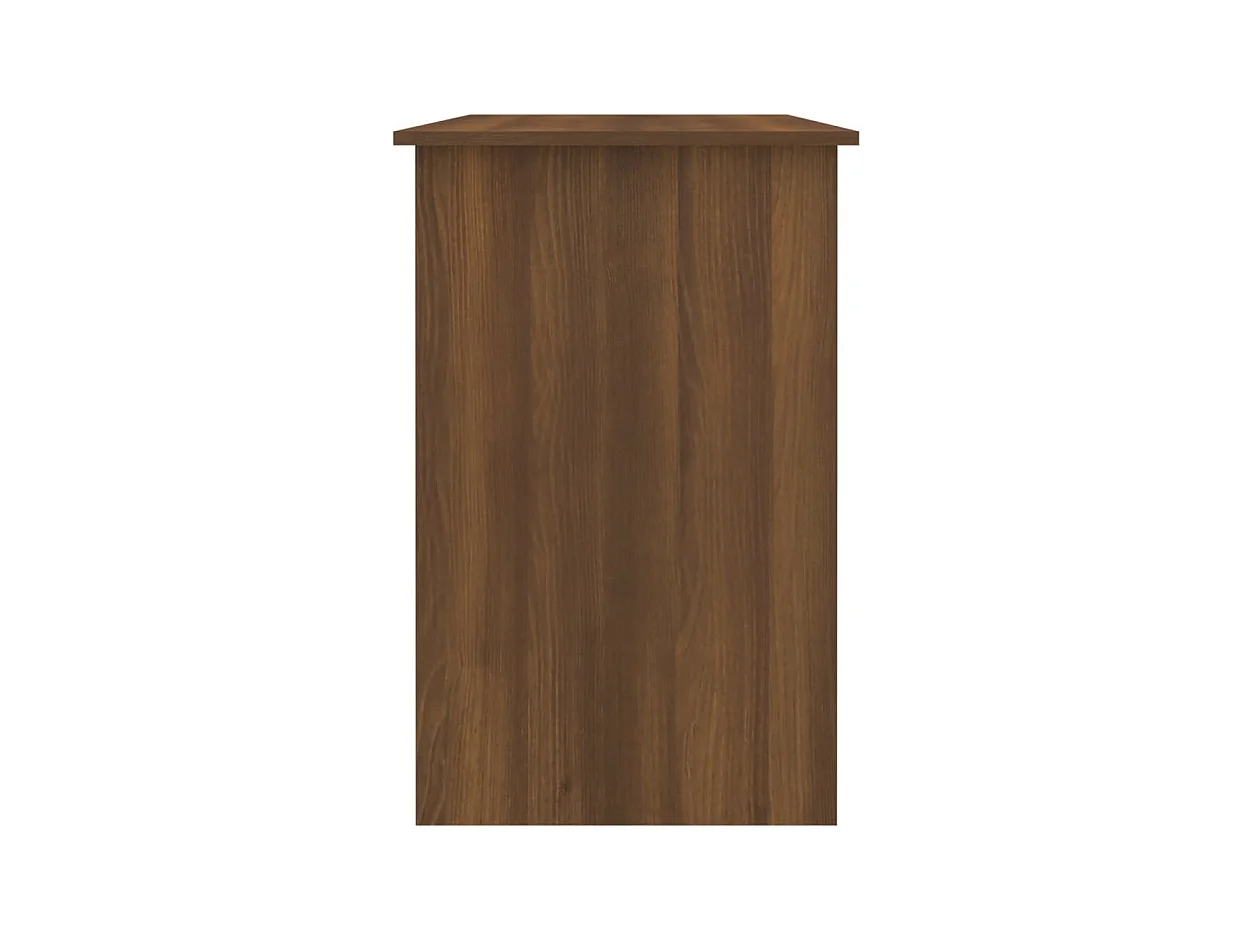 Escritorio de roble marrón 100x50x76 cm Madera de ingeniería