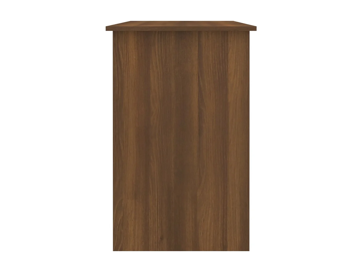 Scrivania in rovere marrone 100x50x76 cm in legno ingegnerizzato