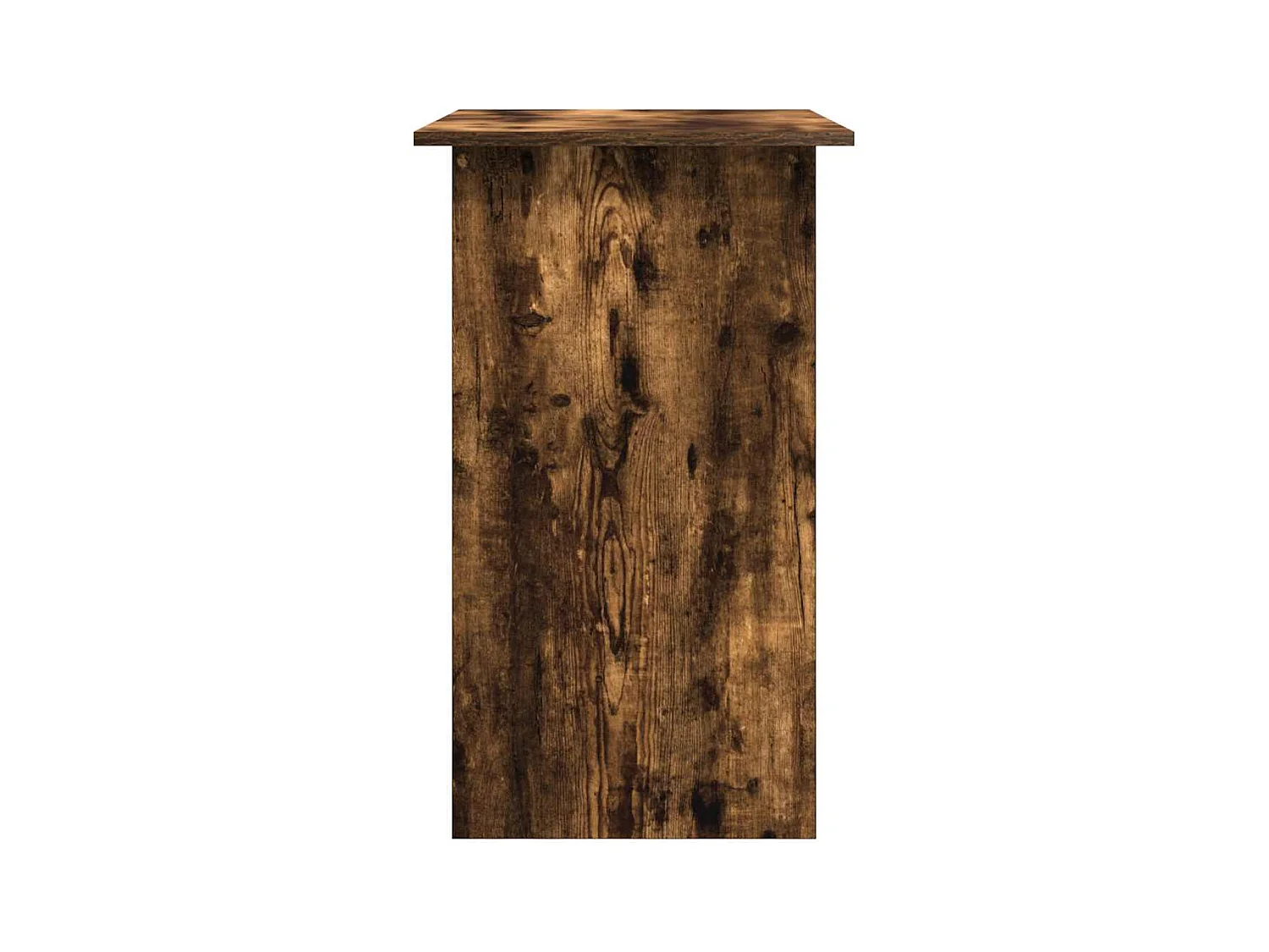 Gerookt eikenhouten bureau 80x45x74 cm, bewerkt hout