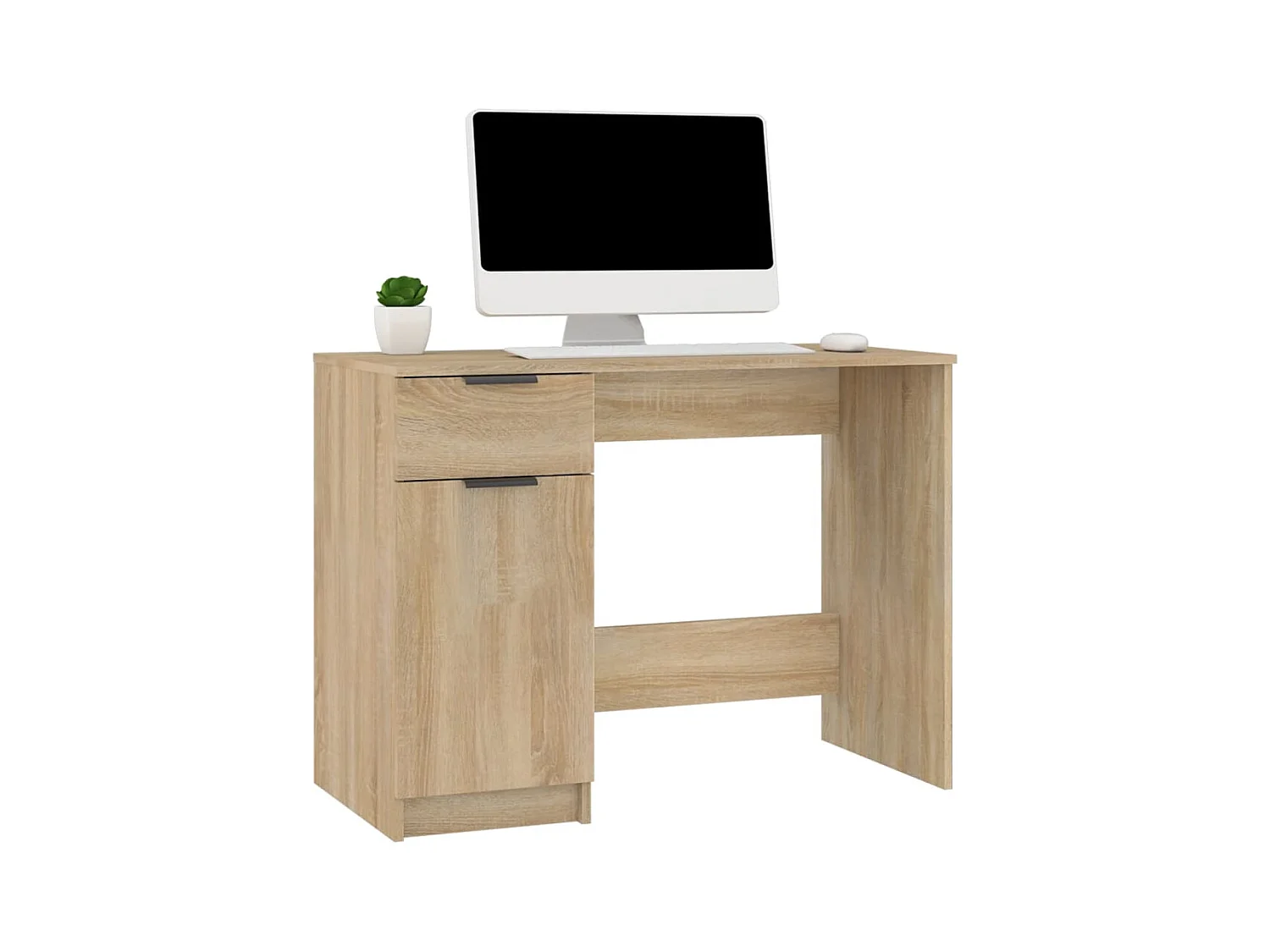 Sonoma Eiken Bureau 100x50x75 cm Bewerkt Hout
