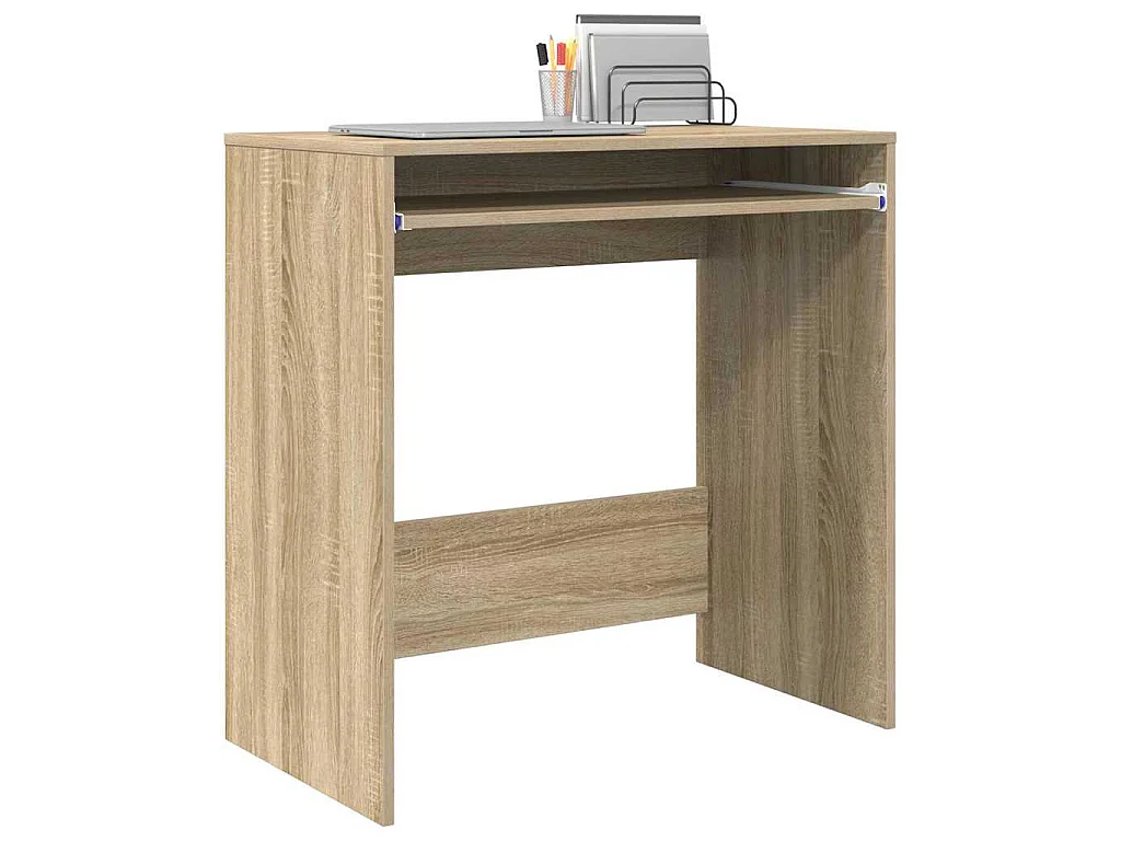 Schreibtisch aus Sonoma-Eiche, 77,5 x 43 x 79 cm, Holzwerkstoff