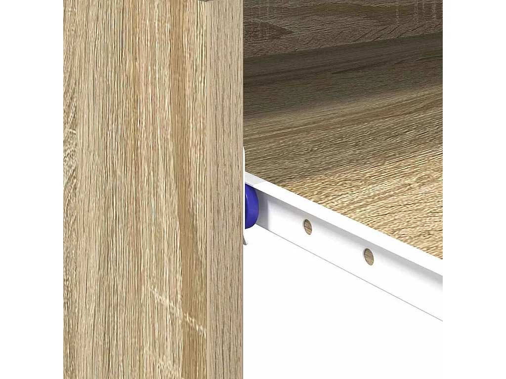 Schreibtisch aus Sonoma-Eiche, 77,5 x 43 x 79 cm, Holzwerkstoff
