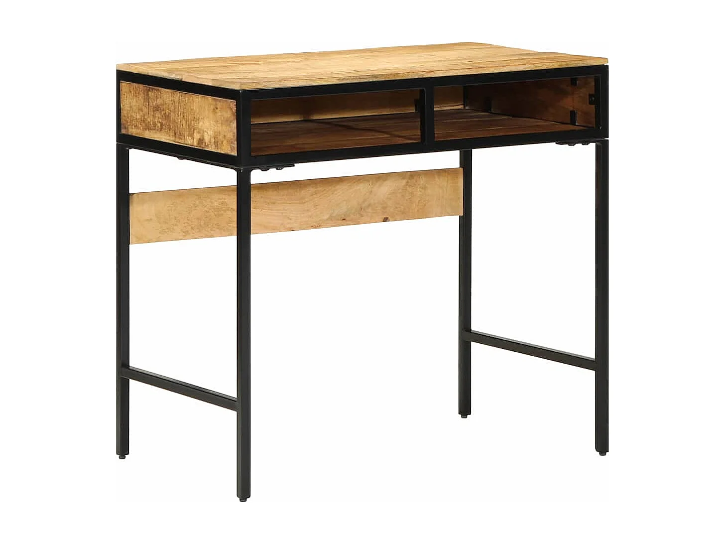 Bureau d'écriture avec étagère Marron 80 x 50 x 75 cm