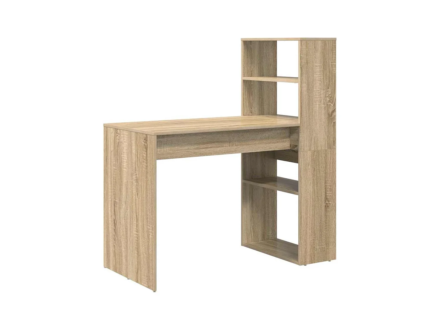 Scrivania in rovere Sonoma 113 x 54 x 120 cm in legno ingegnerizzato