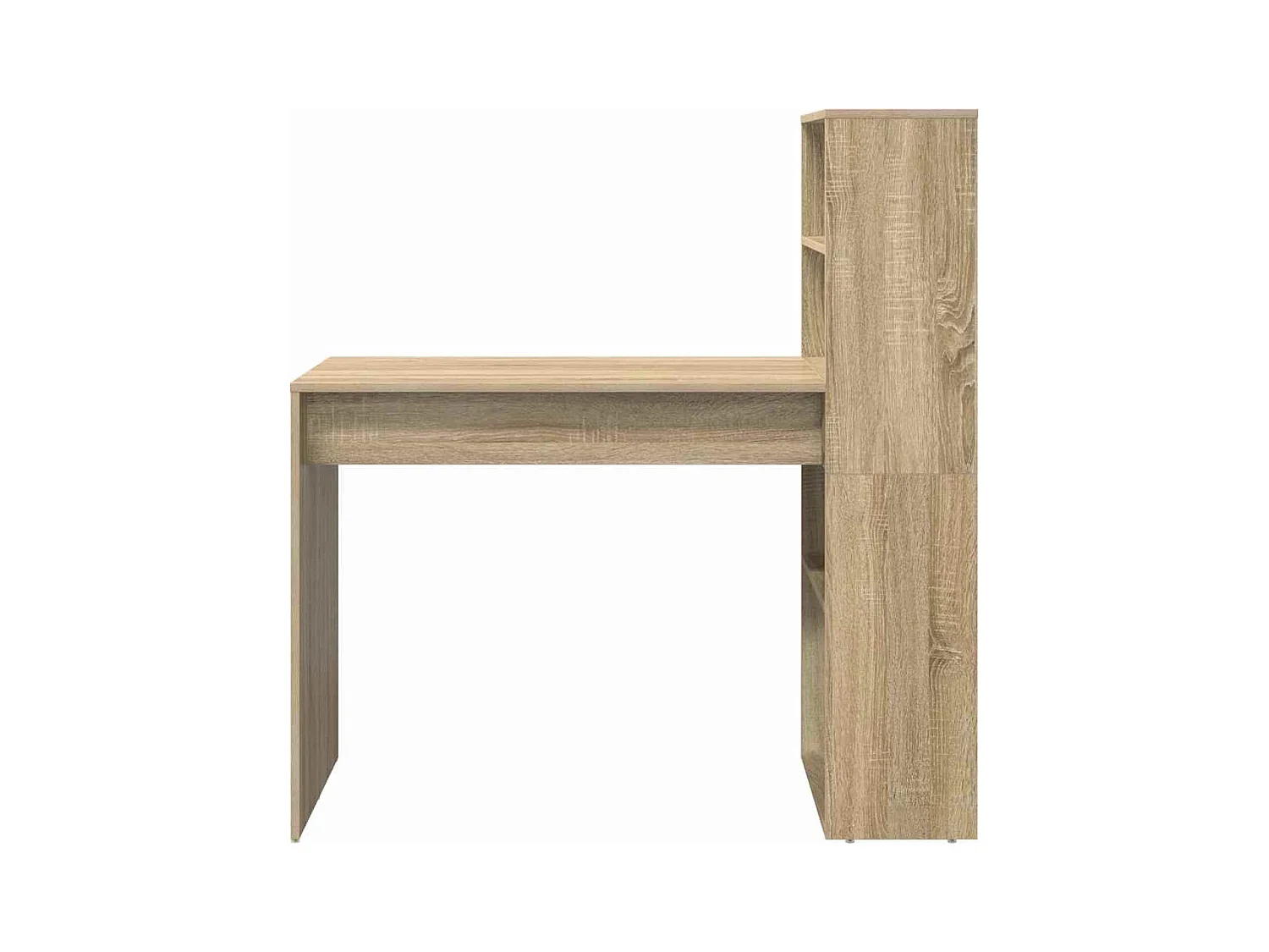 Scrivania in rovere Sonoma 113 x 54 x 120 cm in legno ingegnerizzato