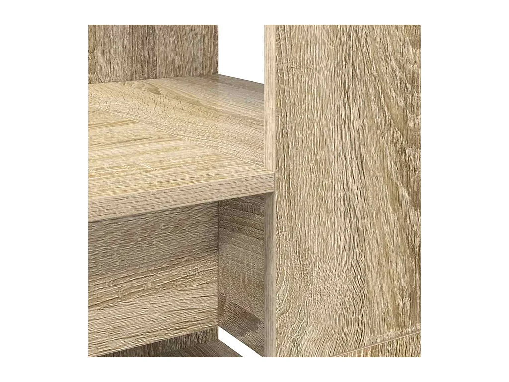 Scrivania in rovere Sonoma 113 x 54 x 120 cm in legno ingegnerizzato