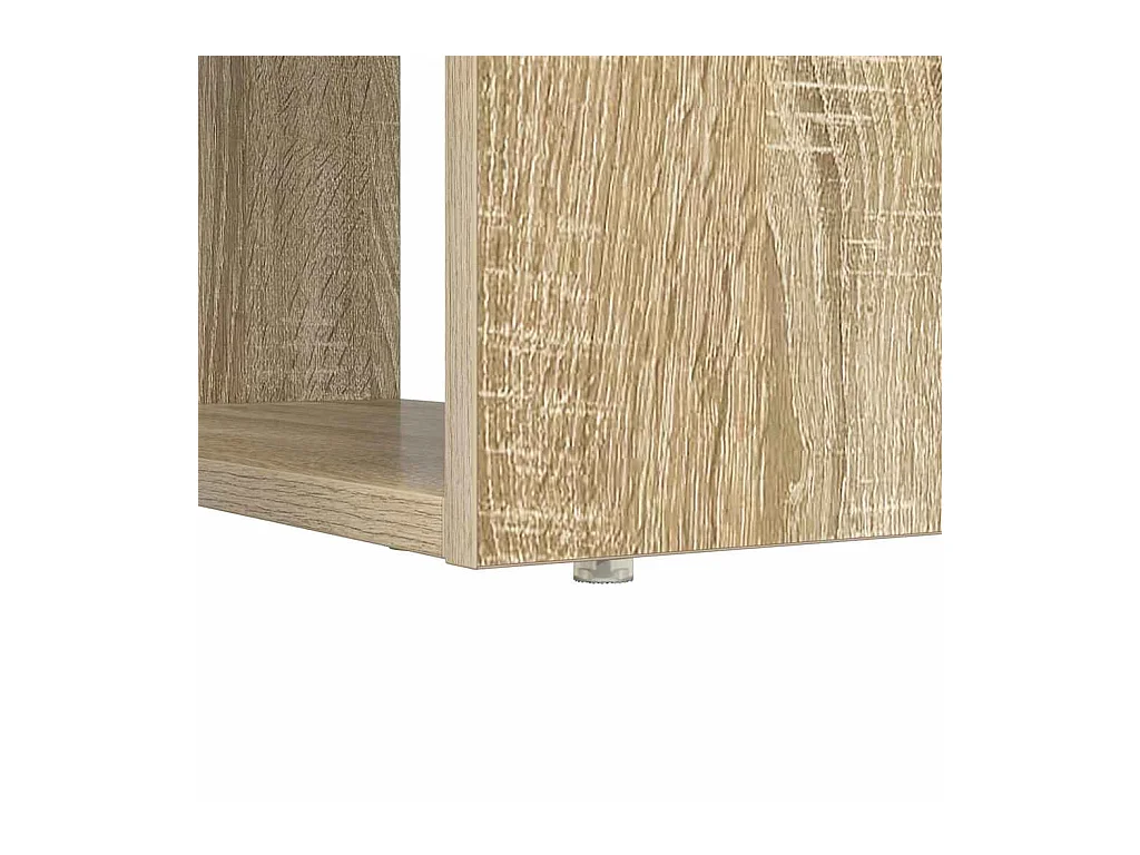 Scrivania in rovere Sonoma 113 x 54 x 120 cm in legno ingegnerizzato