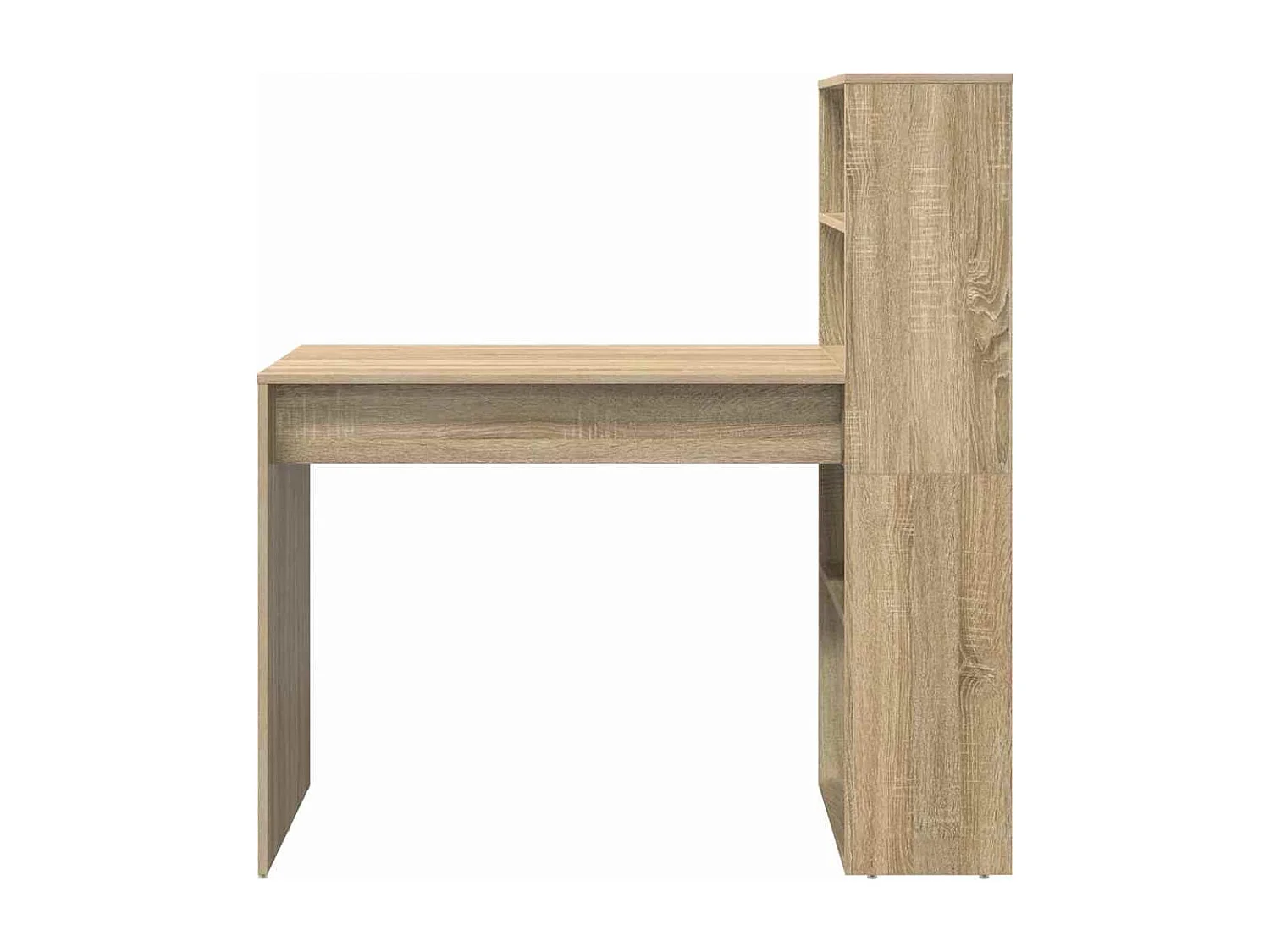 Scrivania in rovere Sonoma 113 x 54 x 120 cm in legno ingegnerizzato