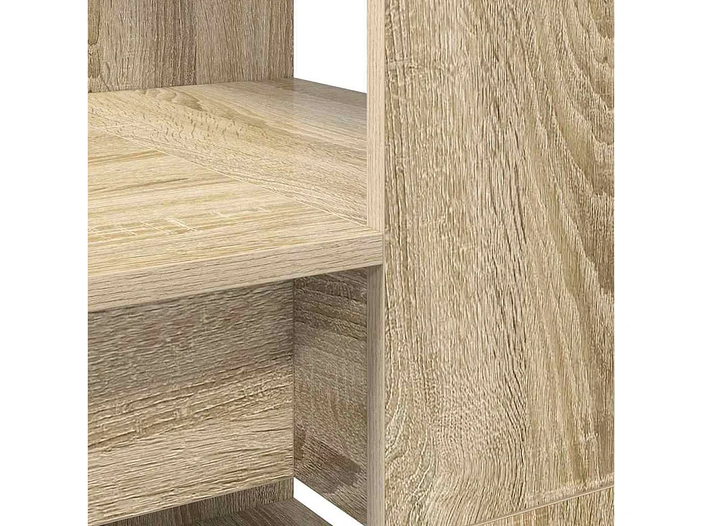 Scrivania in rovere Sonoma 113 x 54 x 120 cm in legno ingegnerizzato