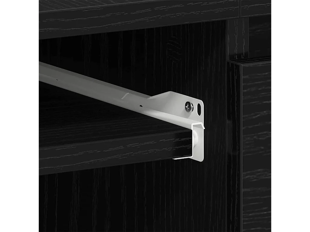 Bureau Chêne noir 140 x 50 x 76 cm Bois d'ingénierie