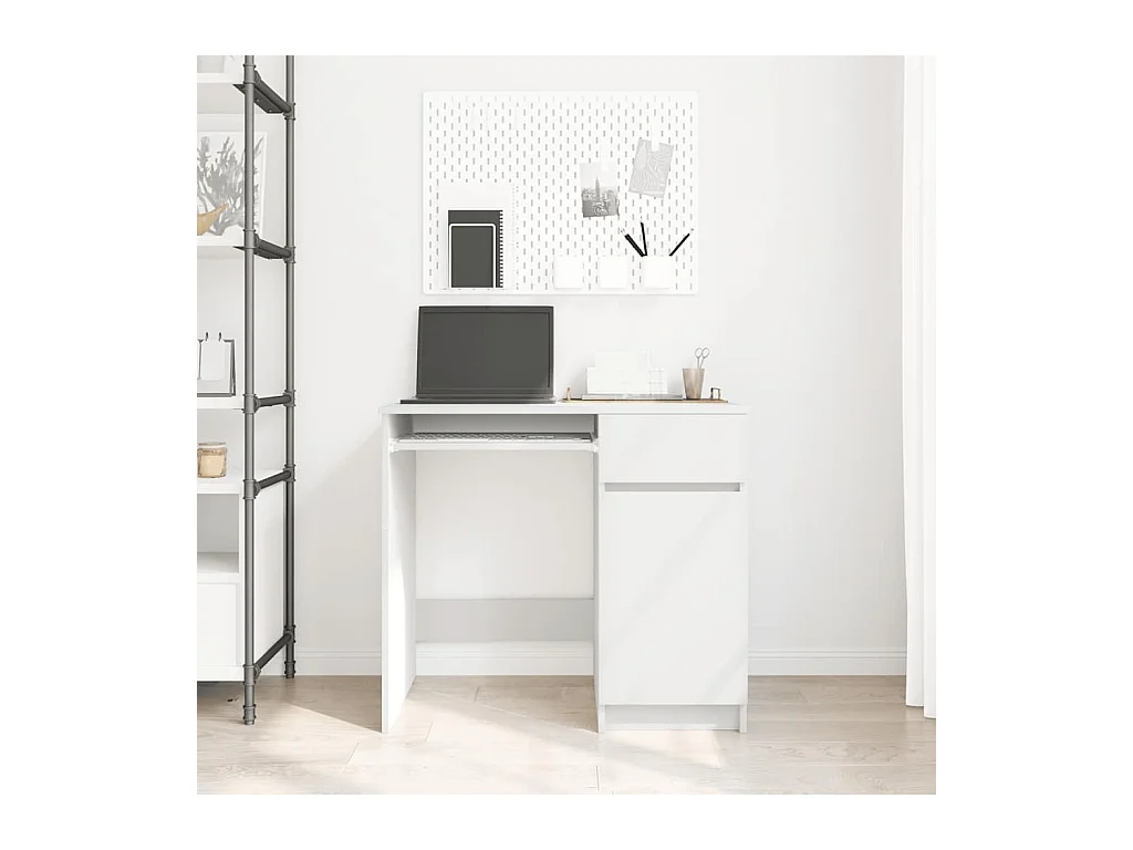 Bureau banc 86x49x76 cm bois d'ingénierie