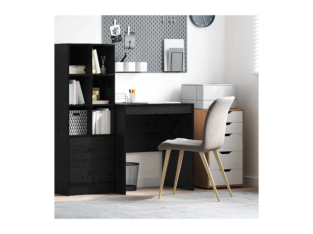 Bureau Chêne noir 70 x 50 x 76 cm Bois d'ingénierie