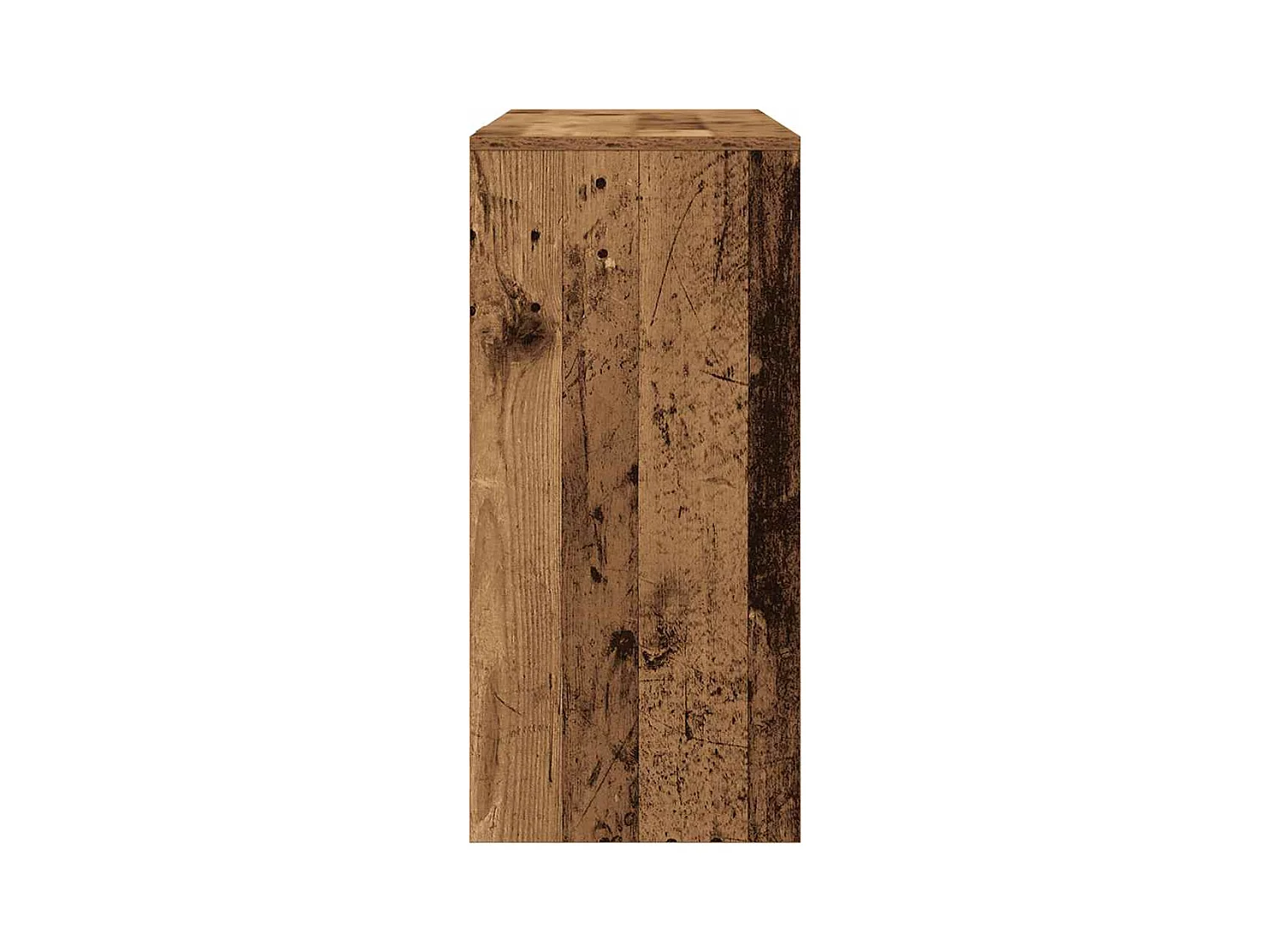 Bureau vieux bois 102,5x35x75 cm bois d'ingénierie