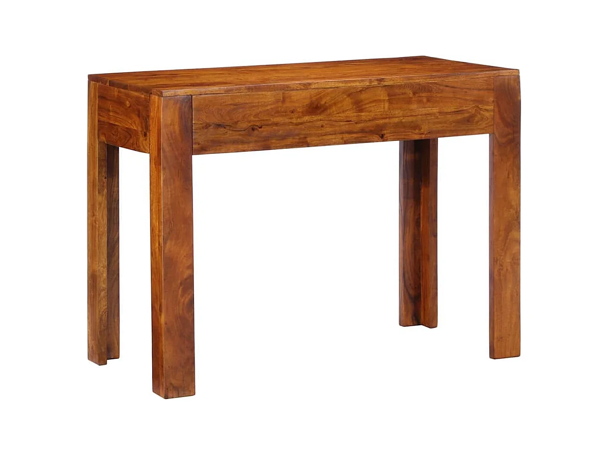 Bureau avec tiroir Marron 100 x 50 x 75 cm Bois d'acacia massif