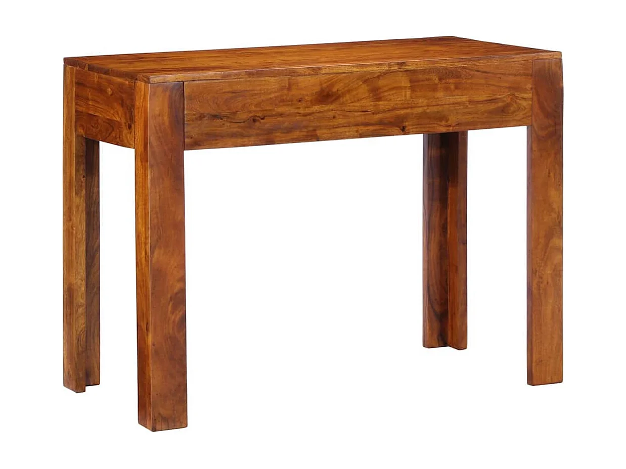 Bureau avec tiroir Marron 100 x 50 x 75 cm Bois d'acacia massif