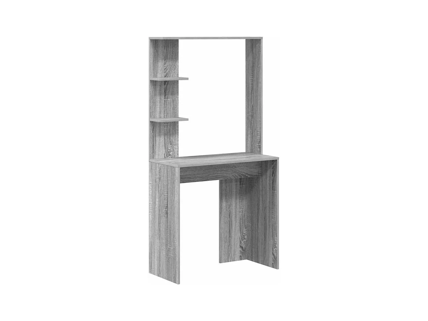 Bureau Sonoma gris 78.5 x 37 x 154.5 cm Bois d'ingénierie