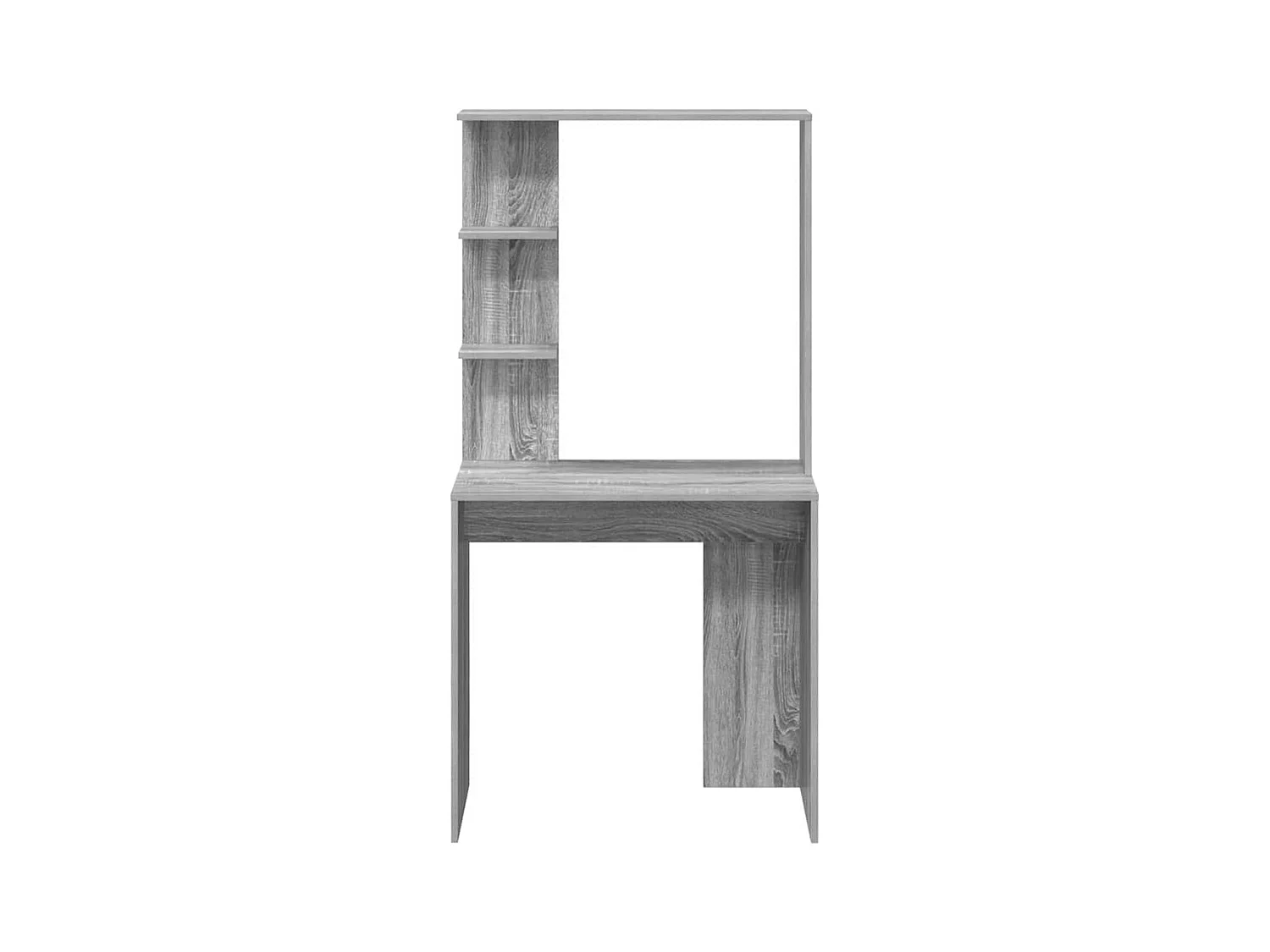 Bureau Sonoma gris 78.5 x 37 x 154.5 cm Bois d'ingénierie