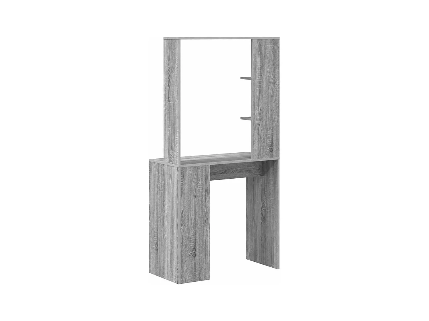 Bureau Sonoma gris 78.5 x 37 x 154.5 cm Bois d'ingénierie