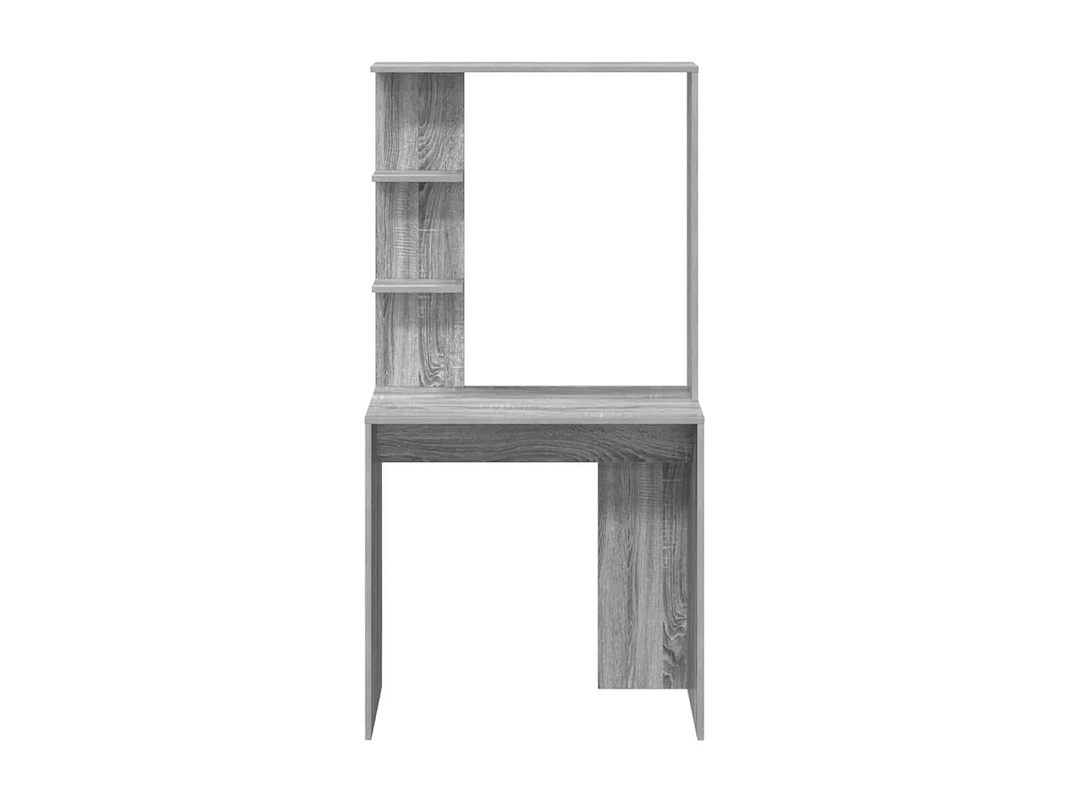 Bureau Sonoma gris 78.5 x 37 x 154.5 cm Bois d'ingénierie