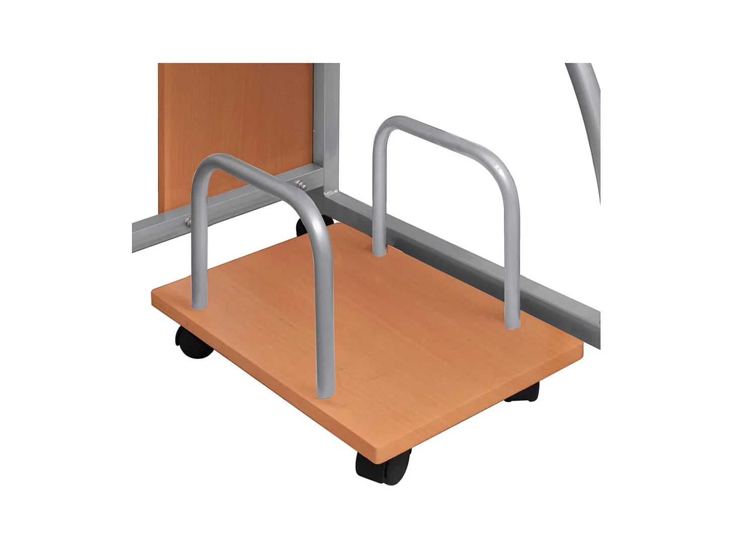 Scrivania per computer marrone 110x52x88,5 cm in legno ingegnerizzato