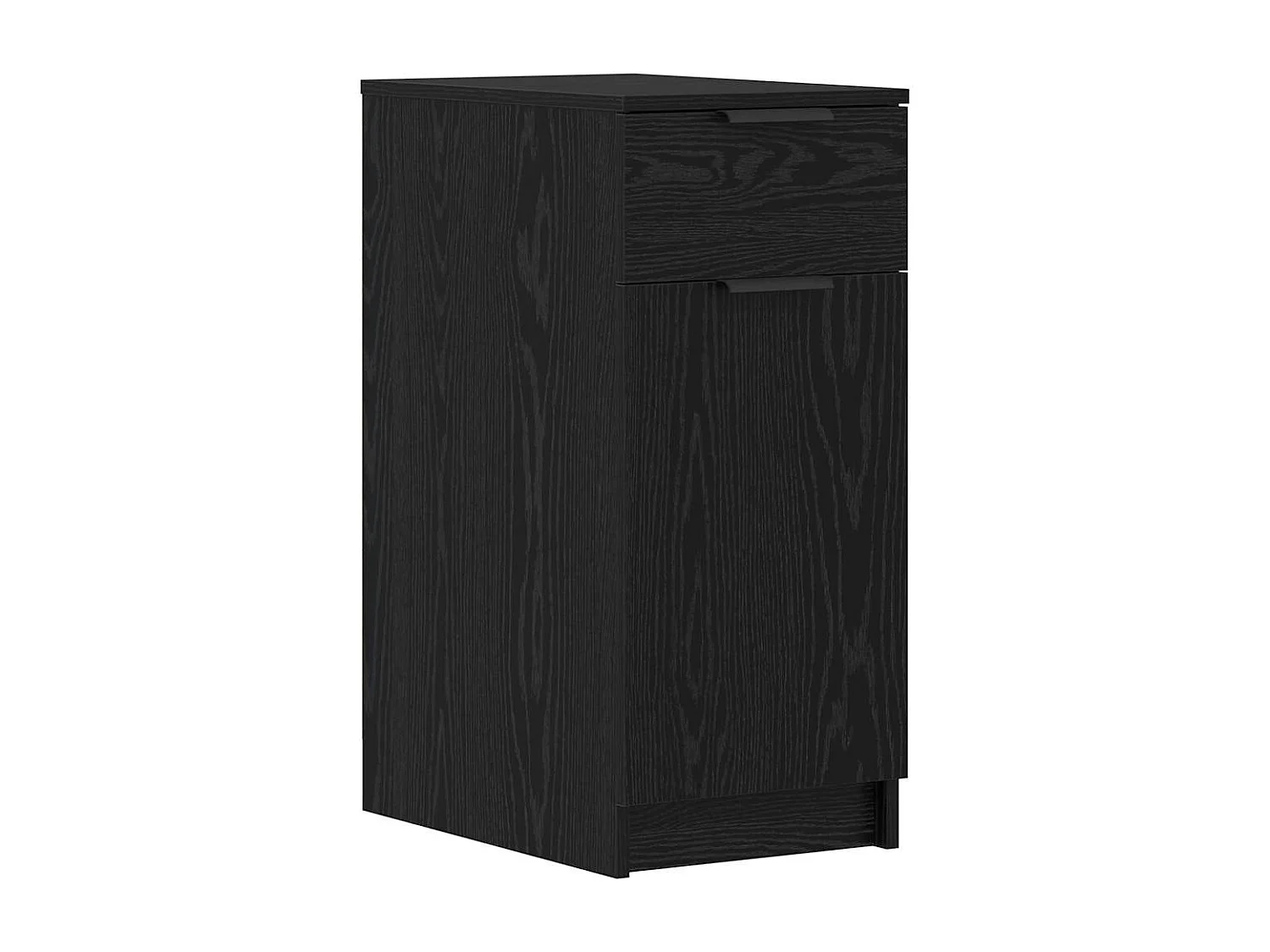 Bureau Chêne noir 133 x 50 x 75 cm Bois d'ingénierie