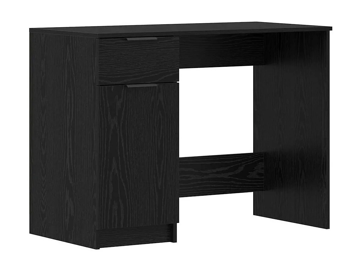 Bureau Chêne noir 133 x 50 x 75 cm Bois d'ingénierie