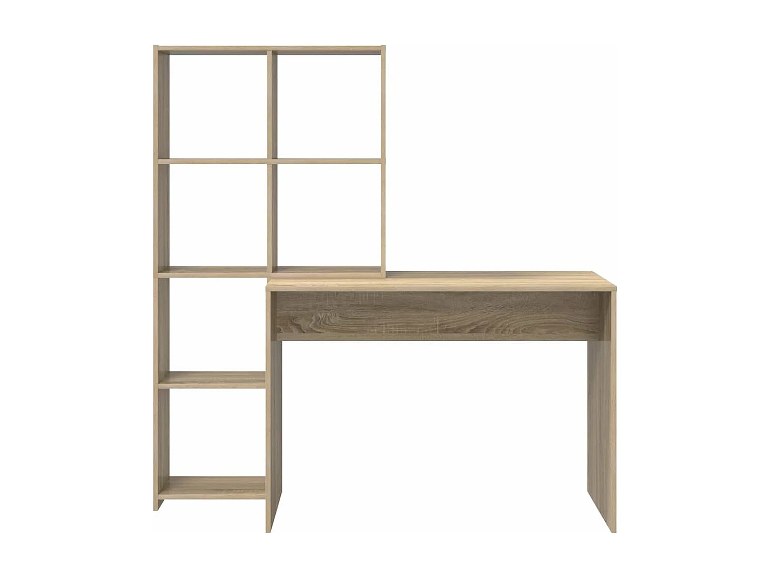 Scrivania in rovere Sonoma 138,5 x 55 x 143 cm in legno ingegnerizzato