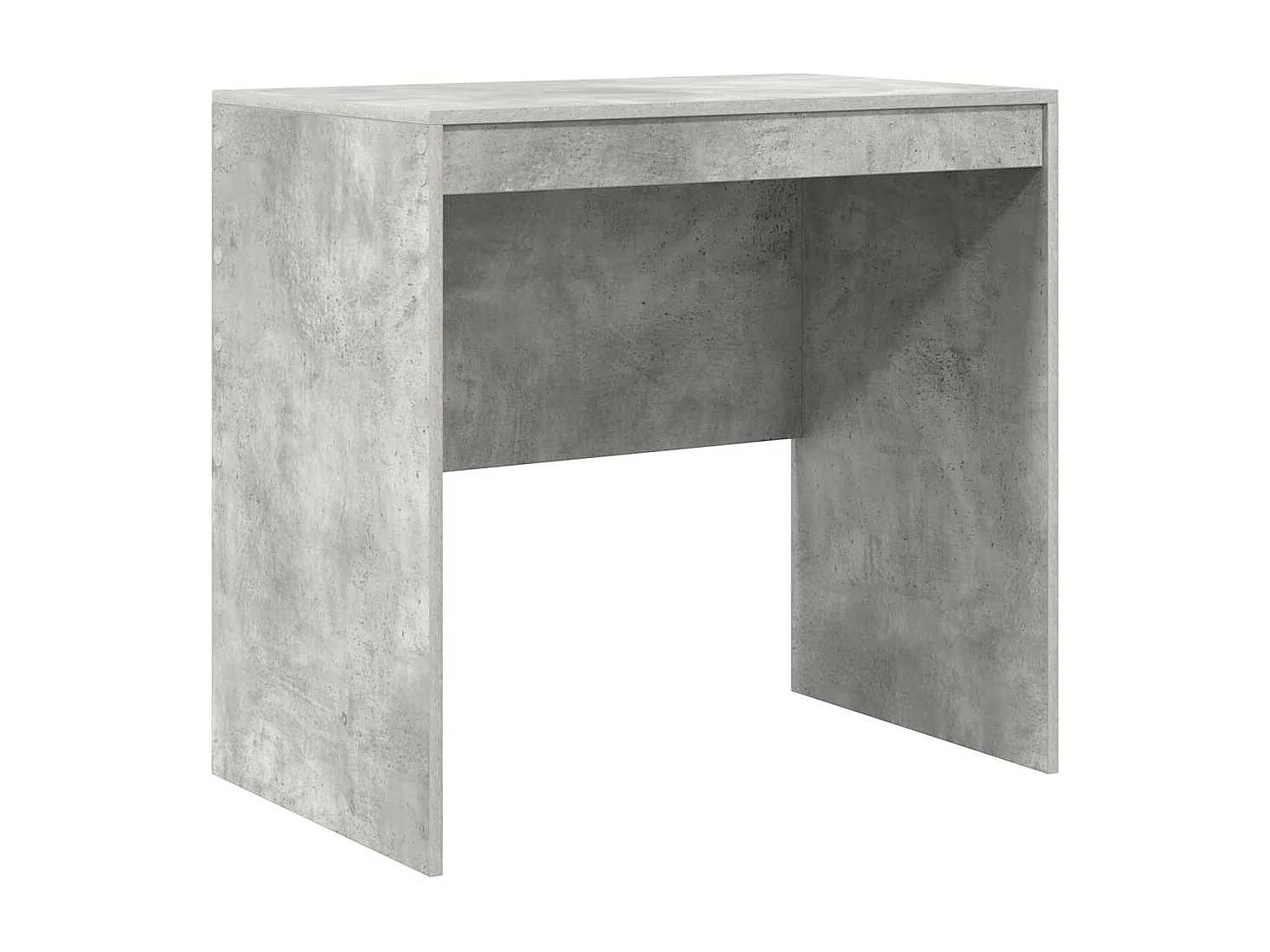 Bureau Gris béton 80 x 50 x 76 cm Bois d'ingénierie