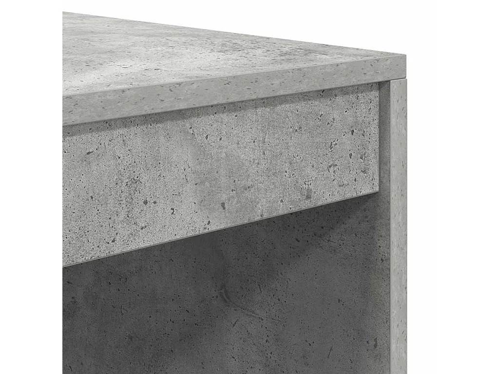 Bureau Gris béton 80 x 50 x 76 cm Bois d'ingénierie