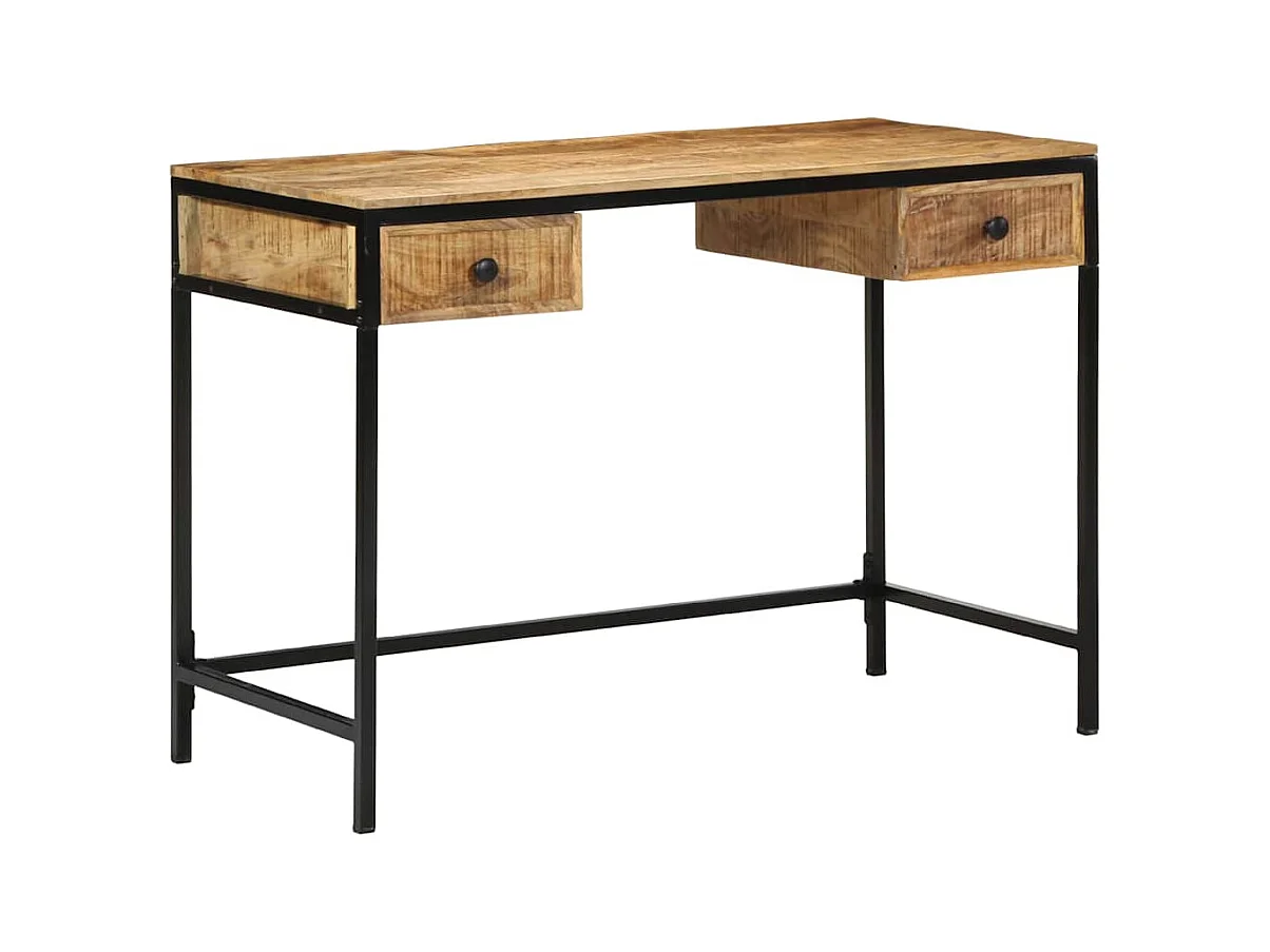 Bureau Marron 105 x 50 x 75 cm Bois de manguier massif