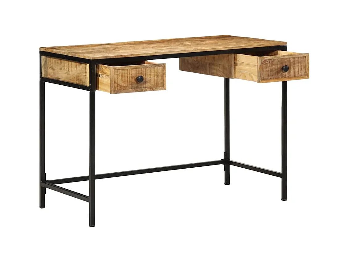 Bureau Marron 105 x 50 x 75 cm Bois de manguier massif
