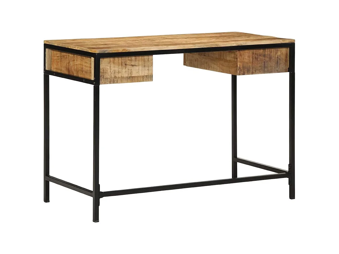 Bureau Marron 105 x 50 x 75 cm Bois de manguier massif