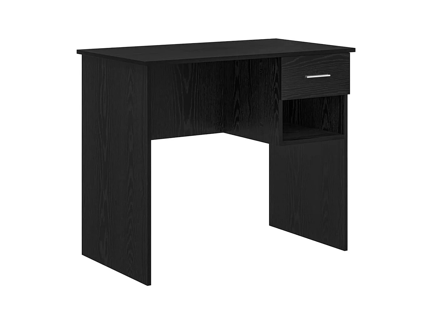Bureau Chêne noir 90 x 49.5 x 75 cm Bois d'ingénierie
