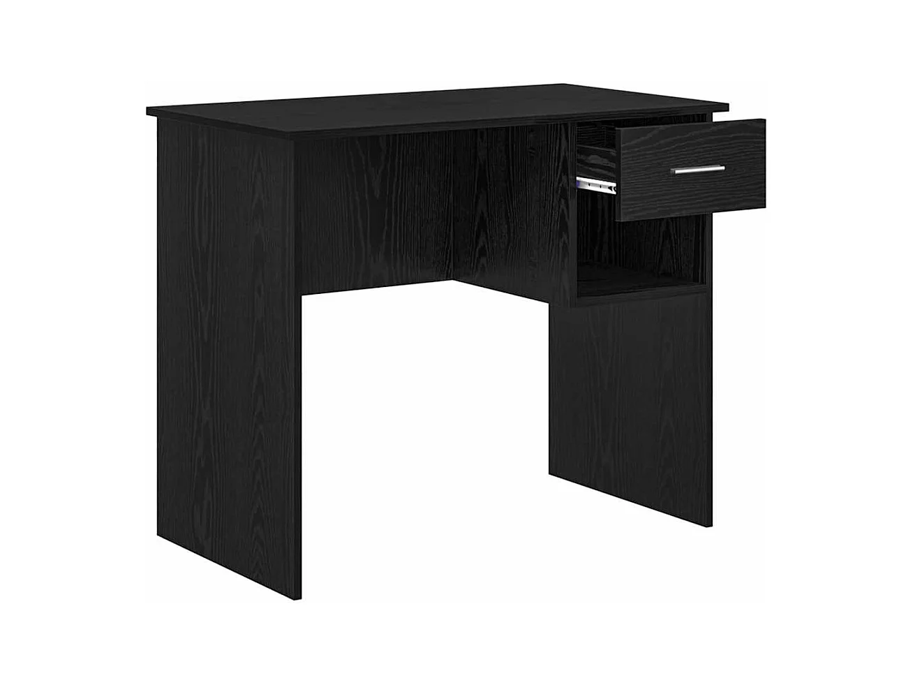 Bureau Chêne noir 90 x 49.5 x 75 cm Bois d'ingénierie