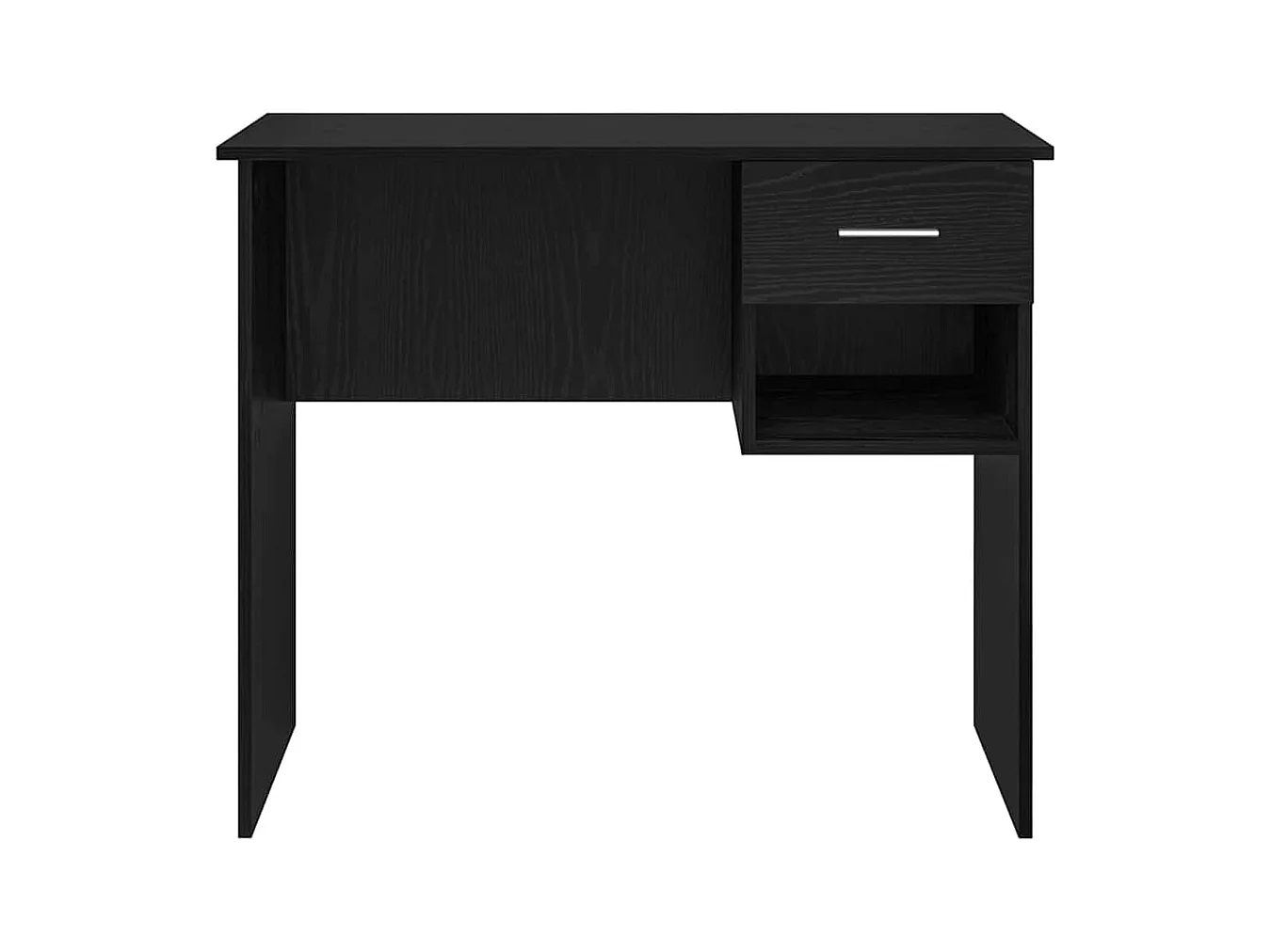 Bureau Chêne noir 90 x 49.5 x 75 cm Bois d'ingénierie