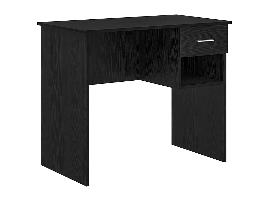 Bureau Chêne noir 90 x 49.5 x 75 cm Bois d'ingénierie