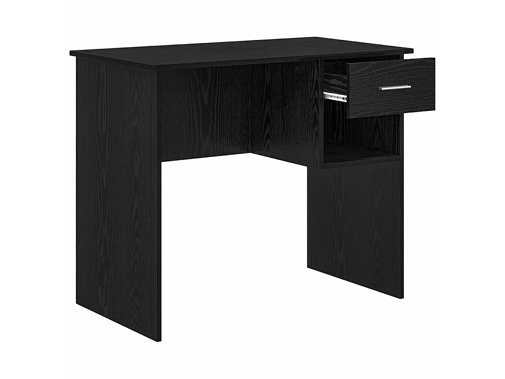 Bureau Chêne noir 90 x 49.5 x 75 cm Bois d'ingénierie