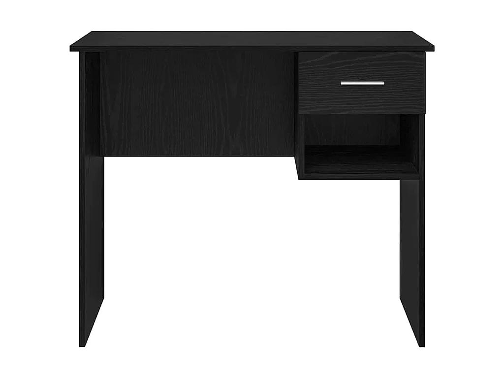 Bureau Chêne noir 90 x 49.5 x 75 cm Bois d'ingénierie
