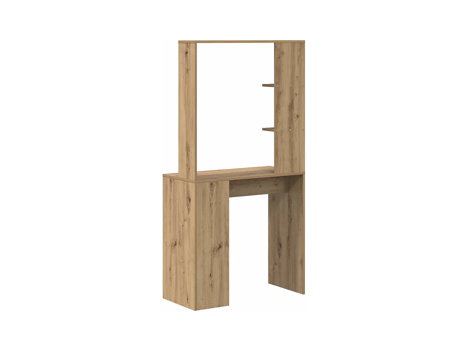 Bureau chêne artisanal 78.5 x 37 x 154.5 cm Bois d'ingénierie