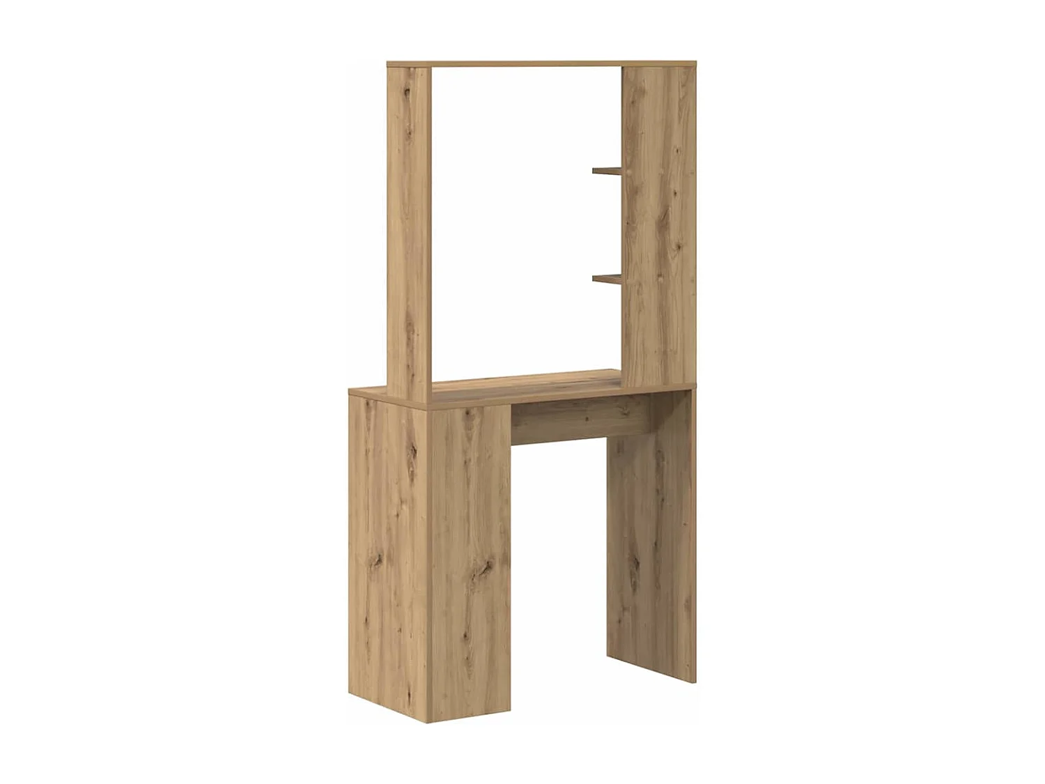 Bureau chêne artisanal 78.5 x 37 x 154.5 cm Bois d'ingénierie