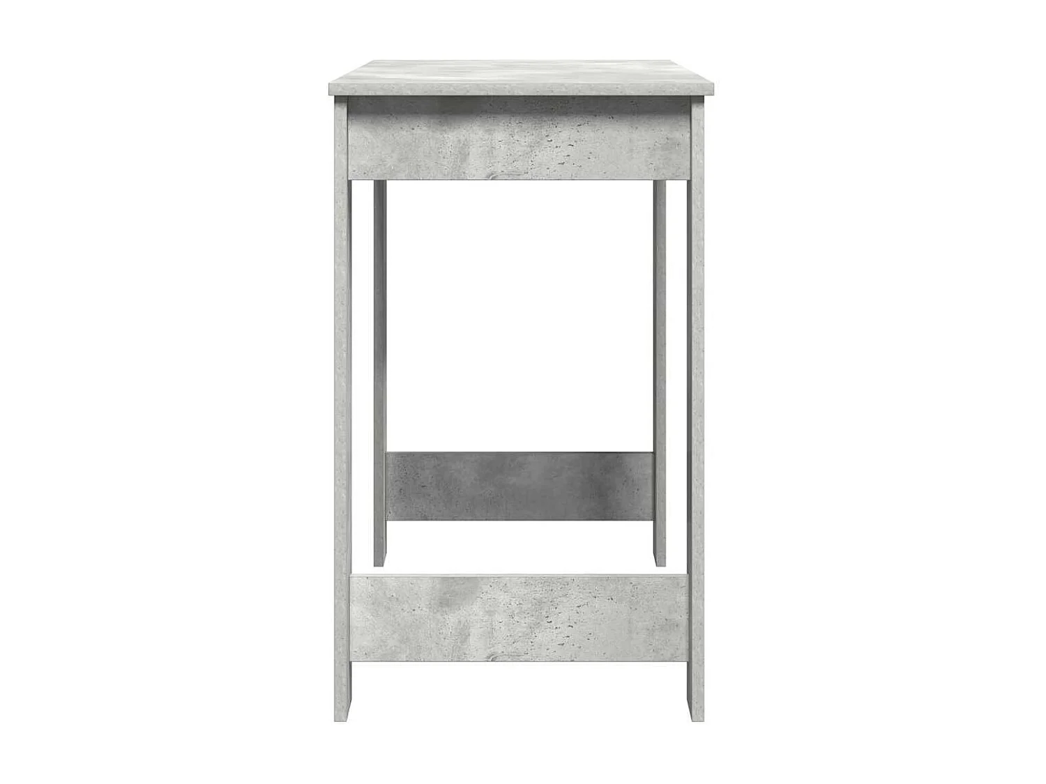 Bureau gris béton 100x45x75 cm bois d'ingénierie