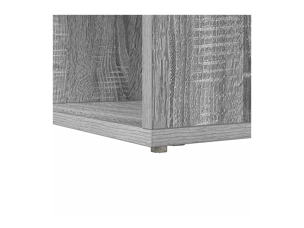 Bureau d'angle Sonoma gris 101.5 x 149.5 x 149.5 cm