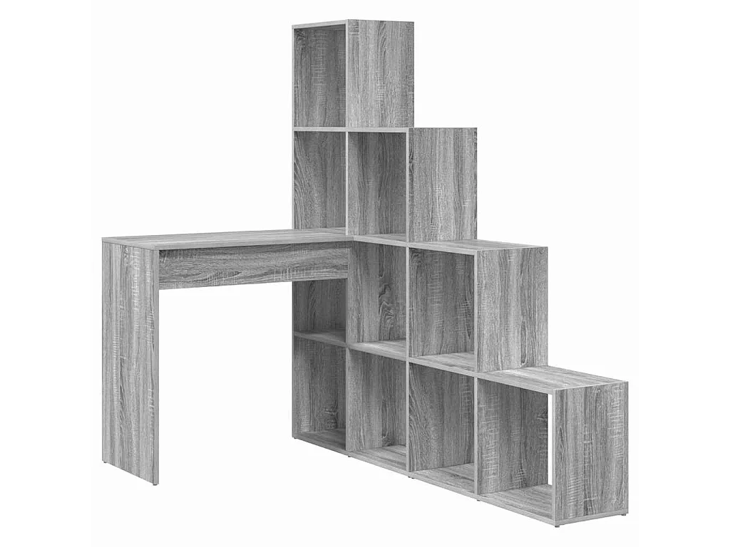 Bureau d'angle Sonoma gris 101.5 x 149.5 x 149.5 cm