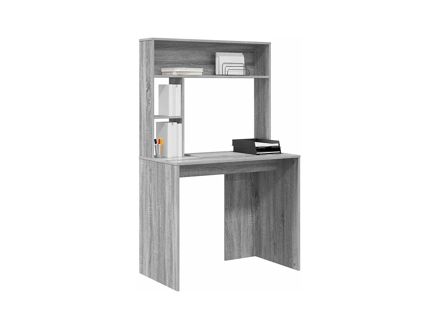 Scrivania Sonoma Grey 91 x 50 x 149 cm in legno ingegnerizzato