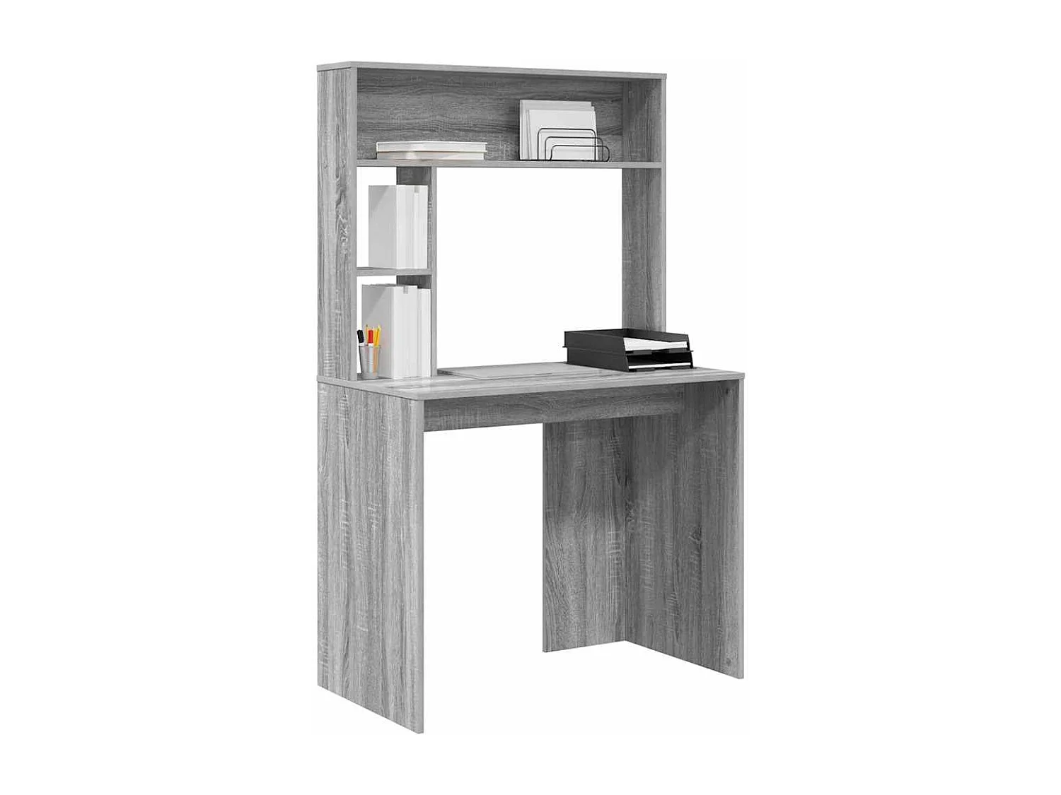 Bureau Sonoma gris 91 x 50 x 149 cm Bois d'ingénierie