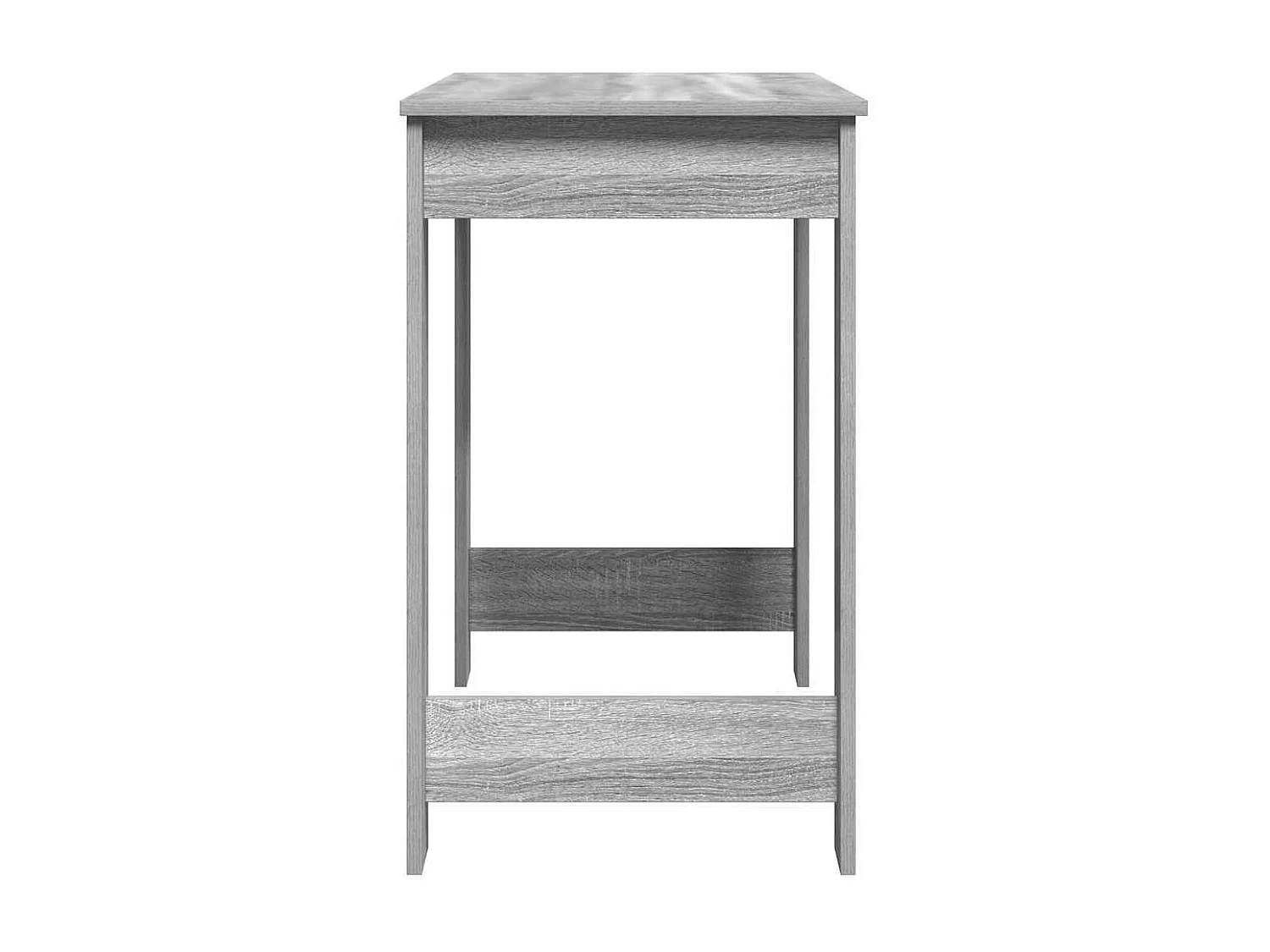 Bureau sonoma gris 100x45x75 cm bois d'ingénierie