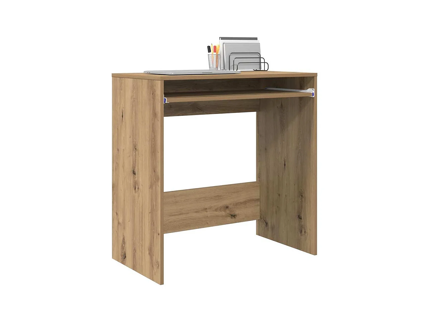 Bureau chêne artisanal 77,5 x 43 x 79 cm Bois d'ingénierie