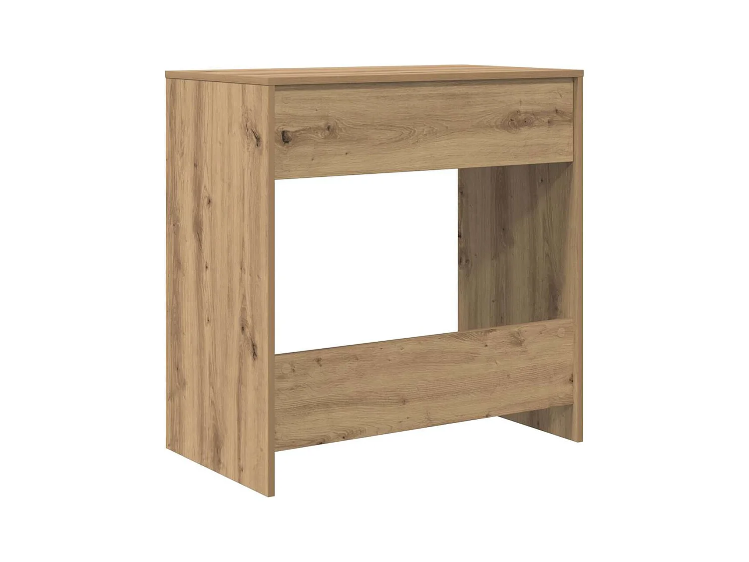 Bureau chêne artisanal 77,5 x 43 x 79 cm Bois d'ingénierie