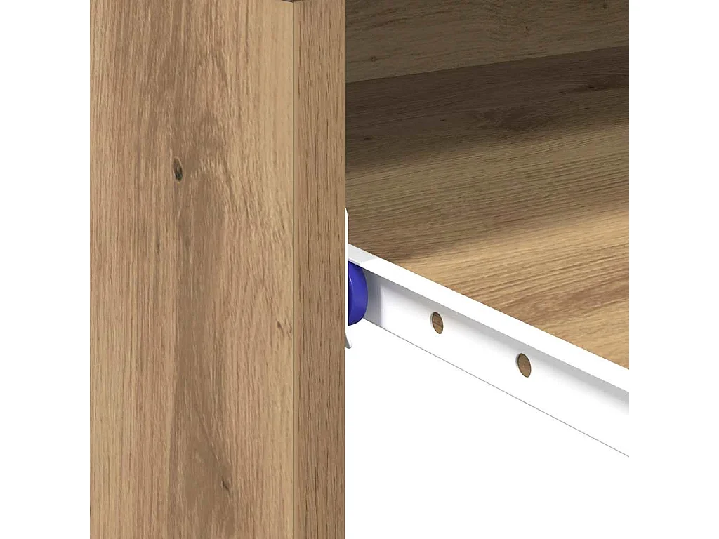 Scrivania in rovere realizzata a mano 77,5 x 43 x 79 cm Legno ingegnerizzato