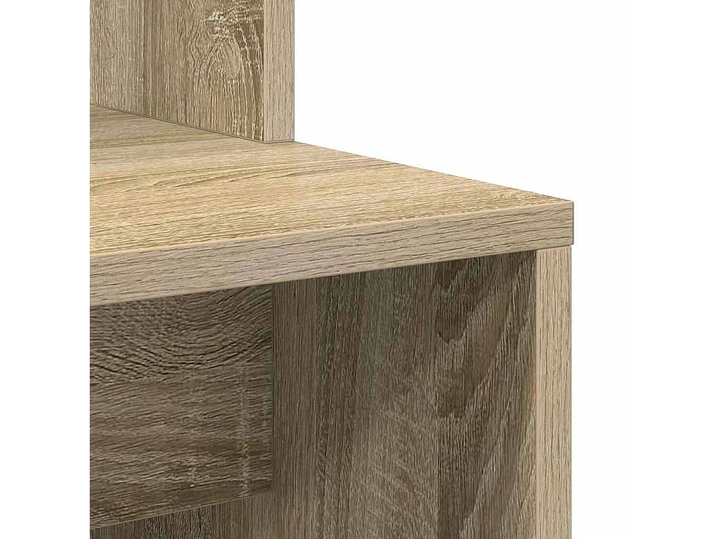 Bureau Chêne sonoma 78.5 x 37 x 154.5 cm Bois d'ingénierie
